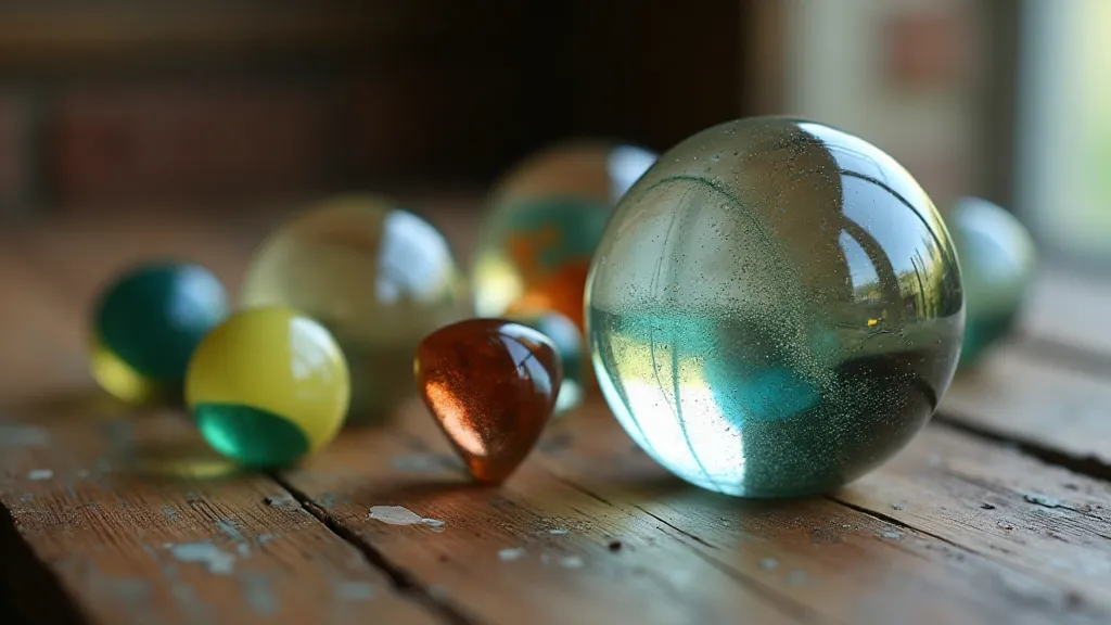 Antique Glass Marbles Collection