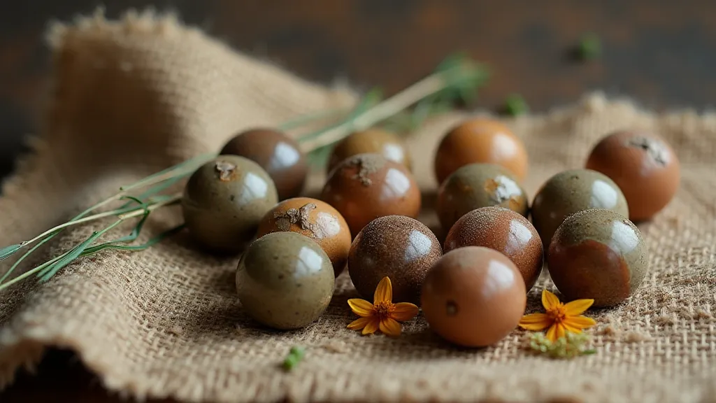Antique Clay Marbles Still Life