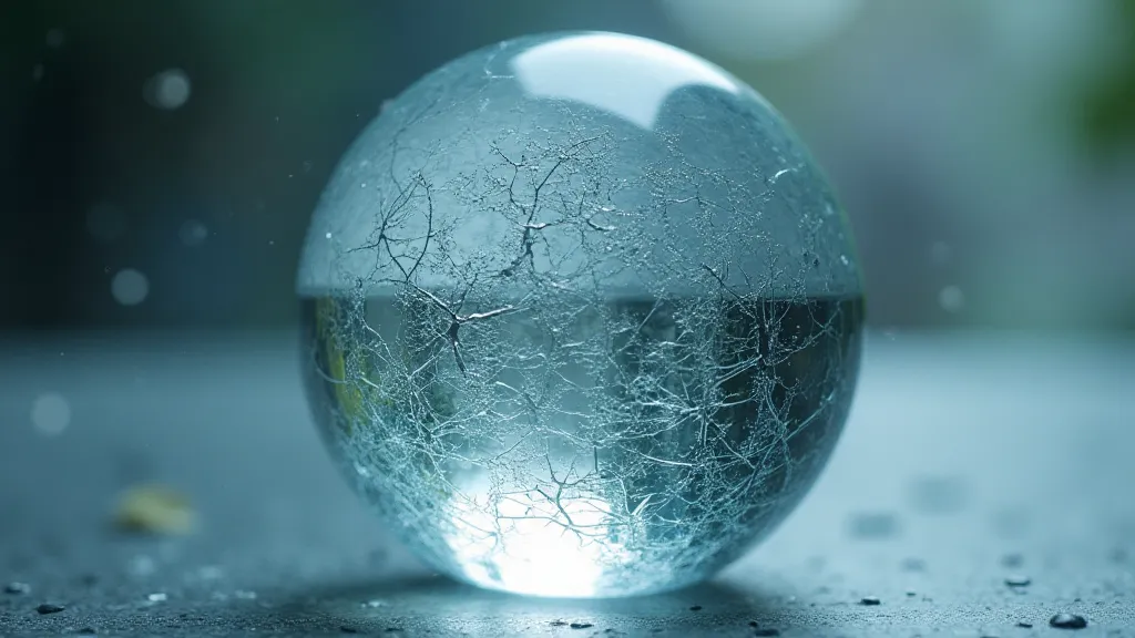 Marble showing crazing