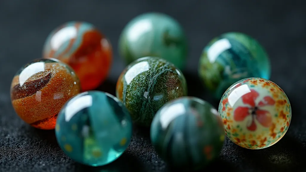 Antique Glass Marbles Patterns
