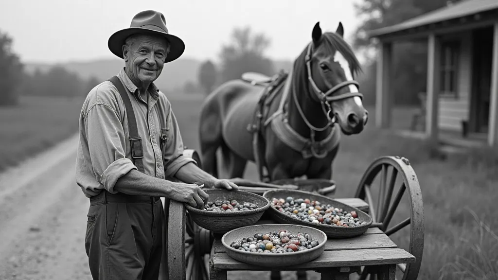 Peddler and his wagon