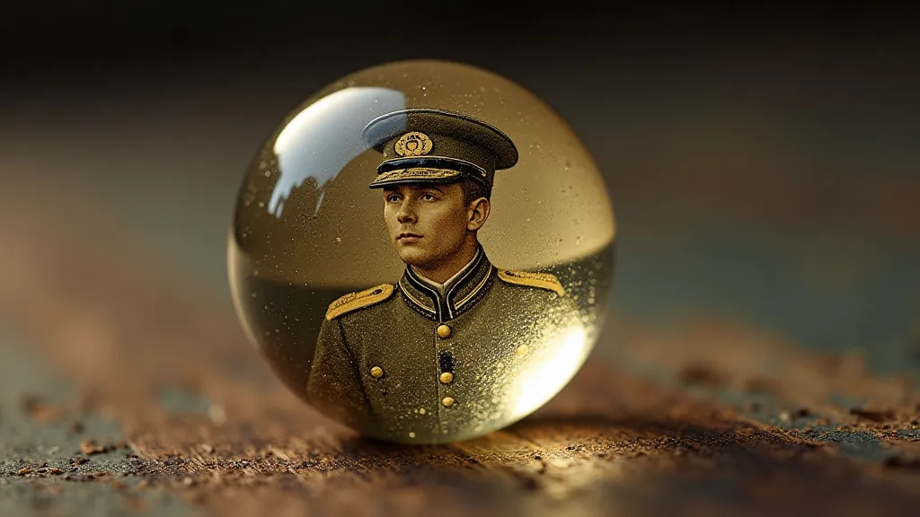 Antique marble with a soldier portrait